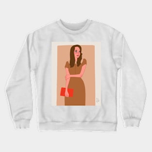 College girl Crewneck Sweatshirt